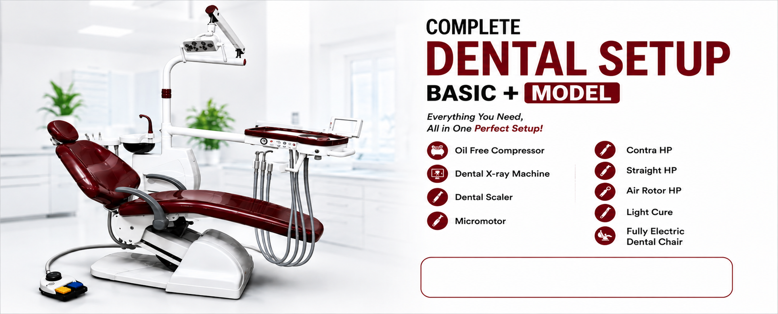 RS Dental ergonomic dental chair design