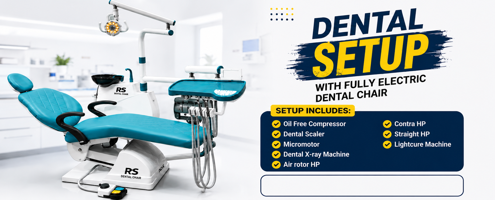 RS Dental complete clinic setup solution