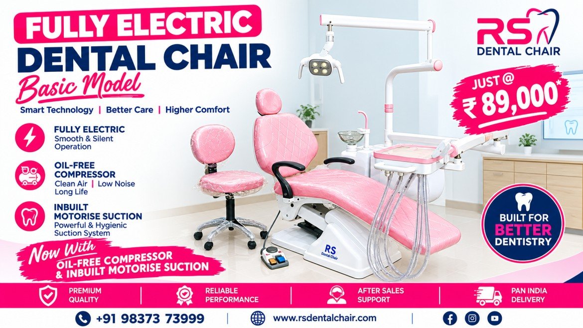Best Dental Chair Manufacturers in India for Modern Dental Clinics